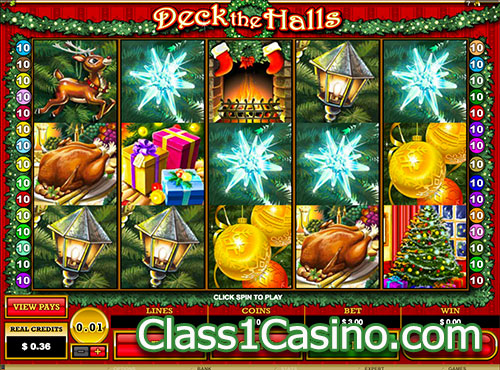 เกมส์สล็อต Deck The Halls Slot